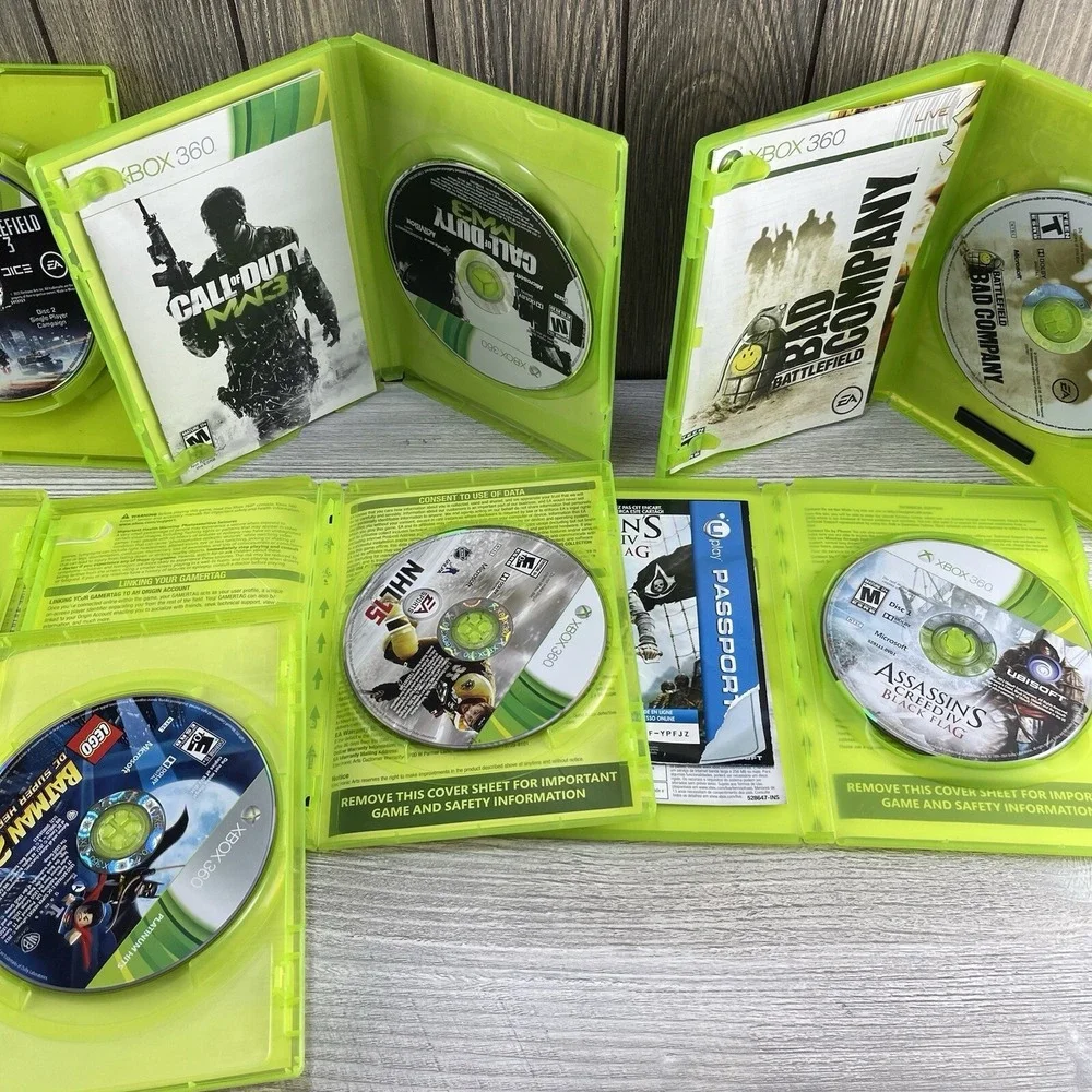 XBOX 360 Games Lot of 7  Action & Sports TESTED & WORKS